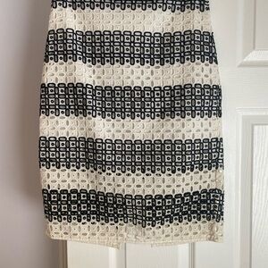 Elegant Black and Cream Women's Skirt